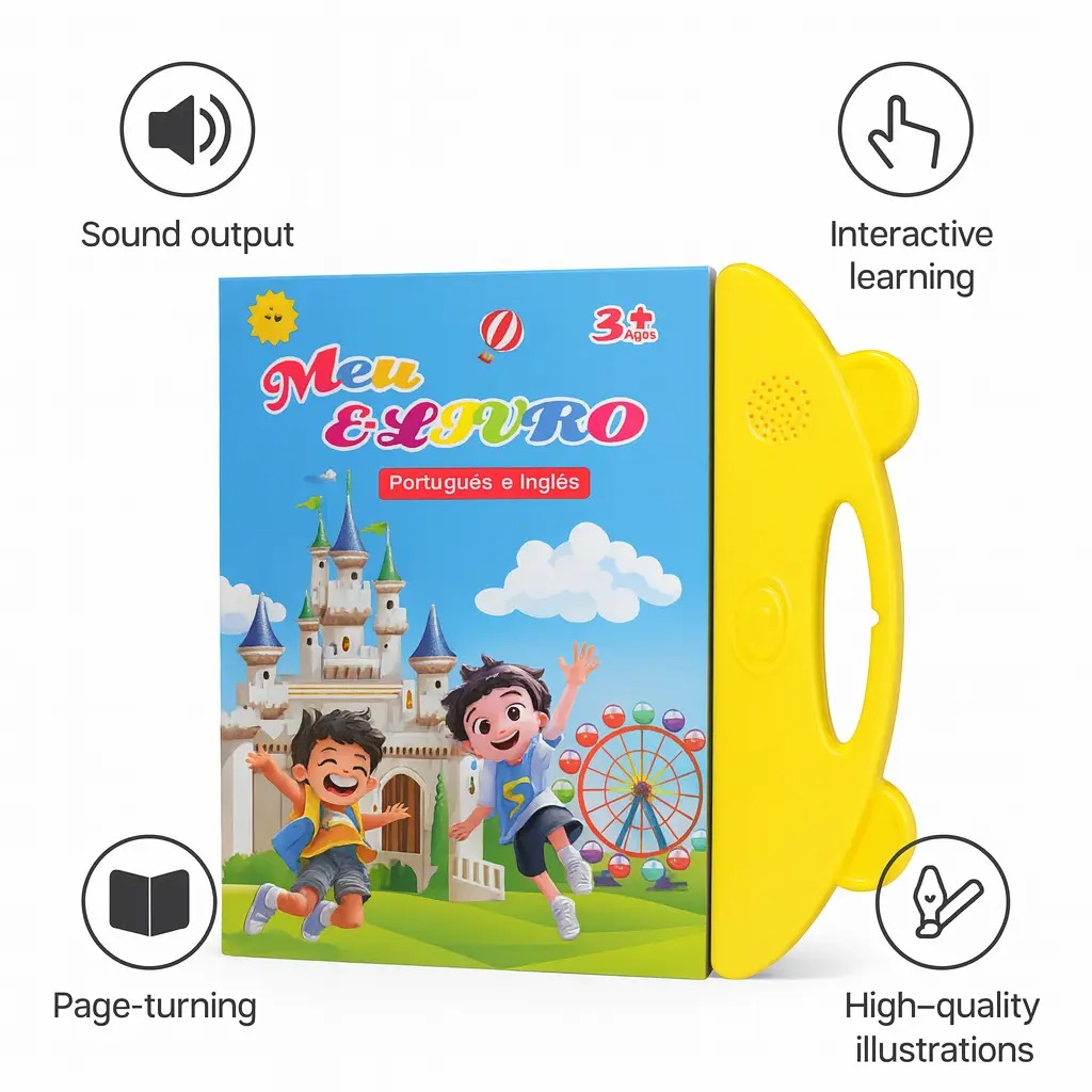 Livro Interativo com Som – Meu E-Livro capa frontal