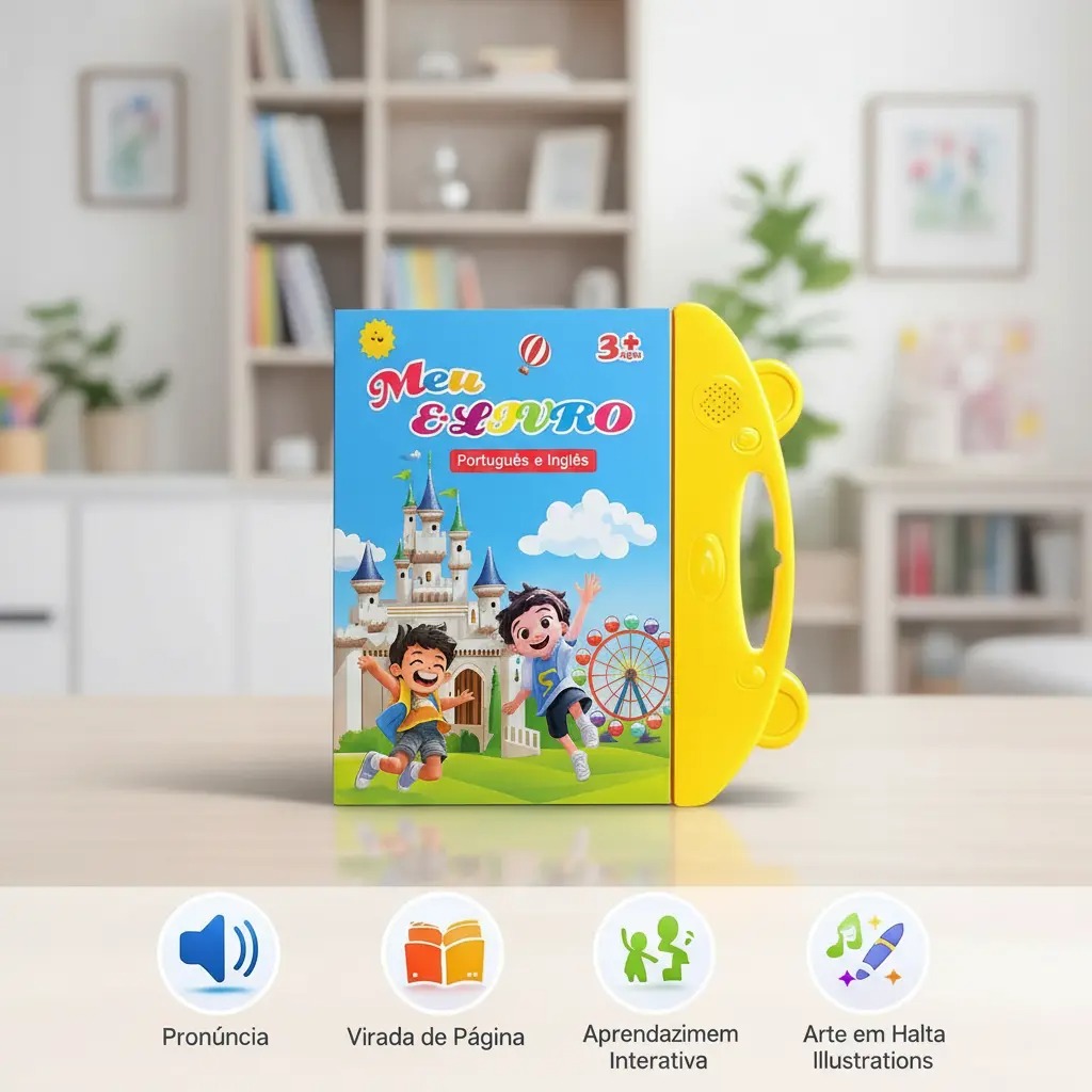 Livro Interativo com Som – produto em cena