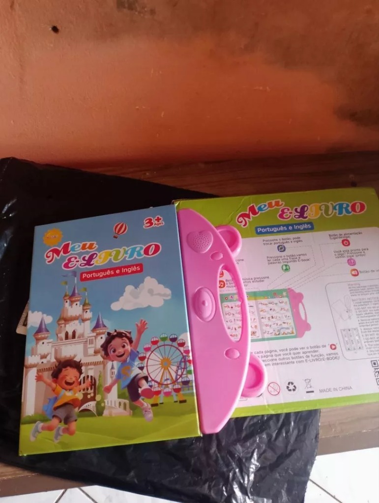 Foto do livro recebido