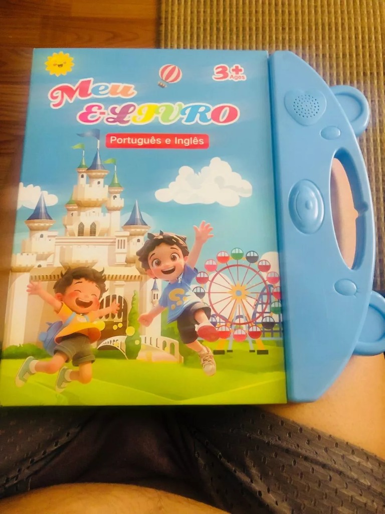 Foto do livro azul recebido