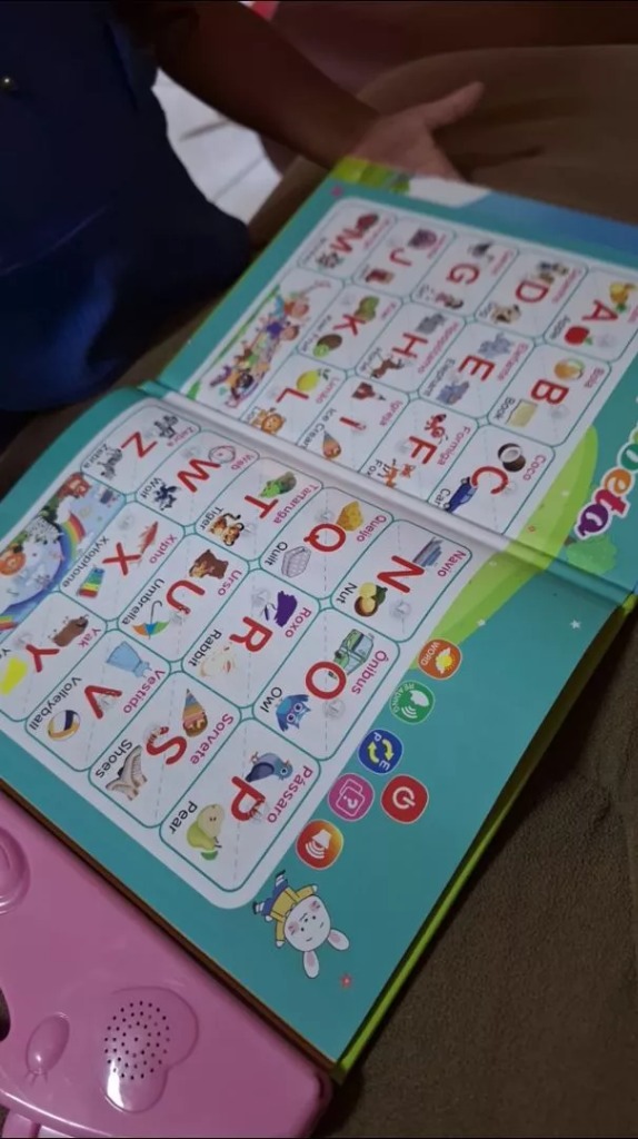 Foto do alfabeto bilinguê